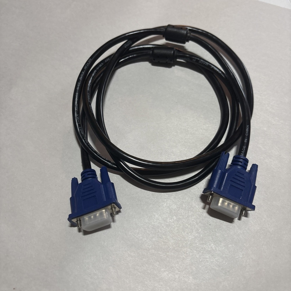5FT VGA Monitor Cable Male To Male for Computer TV 15 pin - Picture 4 of 6